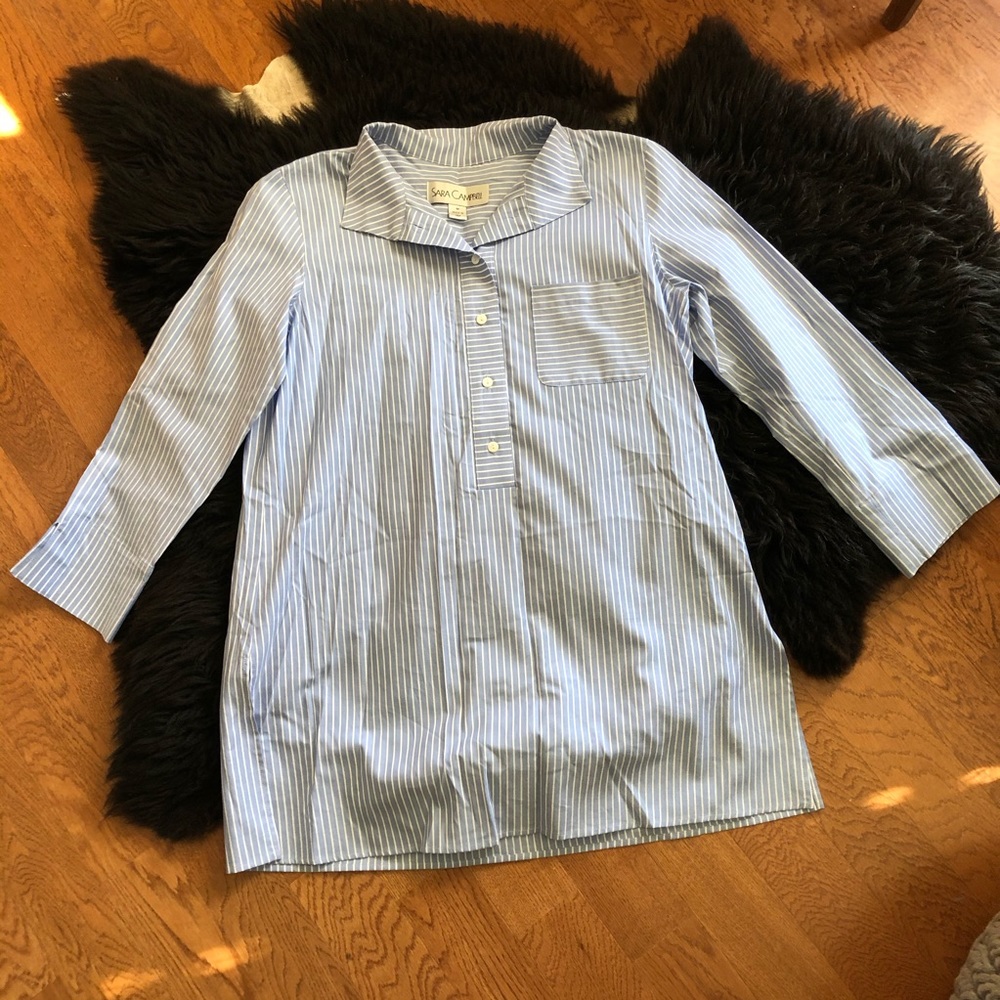 Sara Campbell striped popover